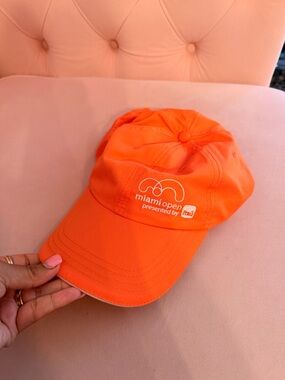 Miami Open Orange Baseball Cap Unisex